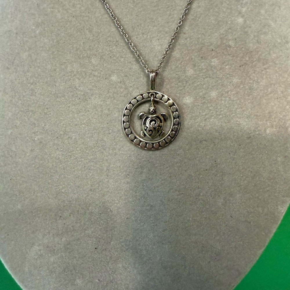 Minimalist 925  Silver Charm Necklace with Dainty Chain